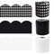 Carson Dellosa Bulletin Board Borders - 195ft Black, White, Plaid Farmhouse Classroom Décor, Teacher Supply, School, Office Cork or Whiteboard, Wall, Locker, Party Decoration 3 Pack